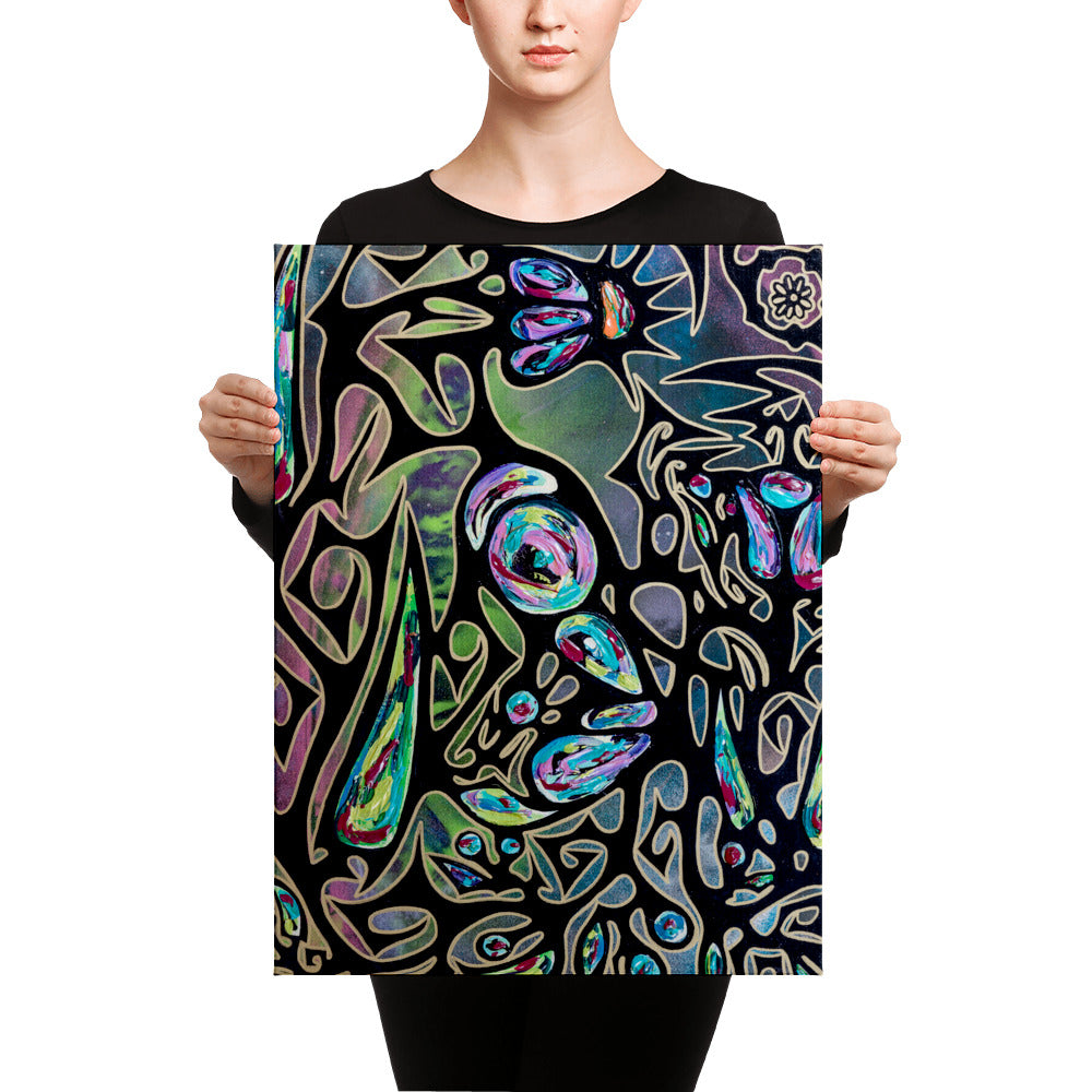 “Little Person Morphing Into A Butterfly” Premium Canvas Print